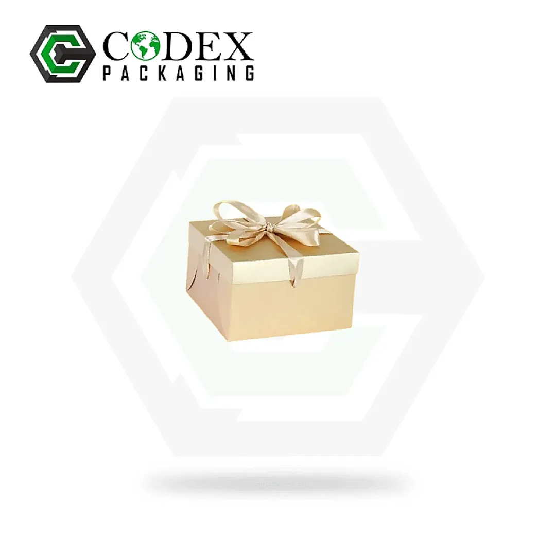 Gold Bakery Boxes