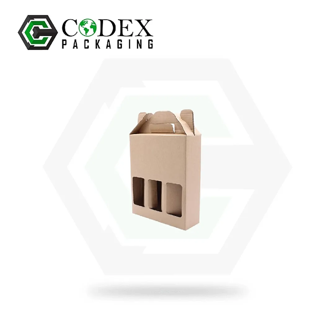 Custom Bottle Carriers with Display Window