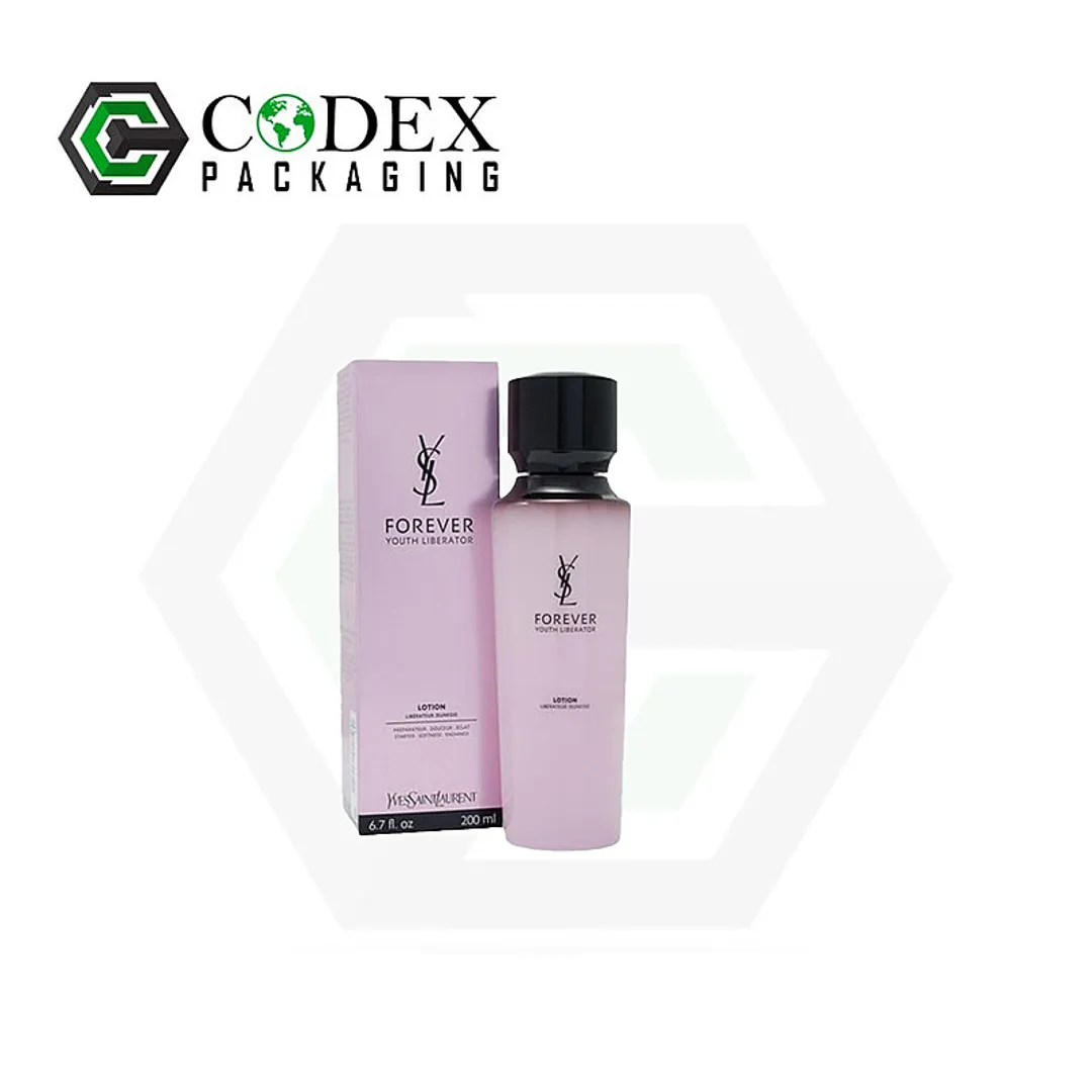 Custom Design Glossy Lotion Boxes