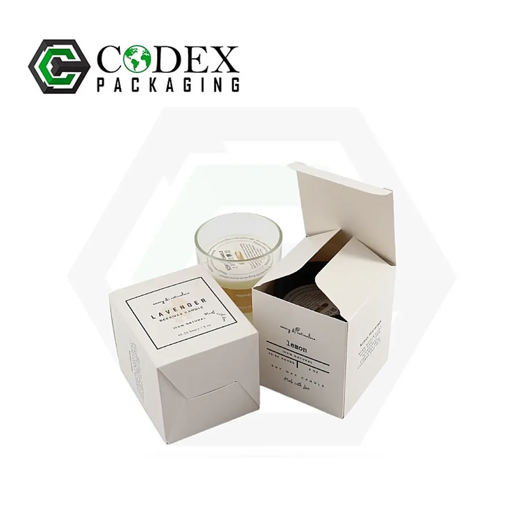 White Candle Boxes
