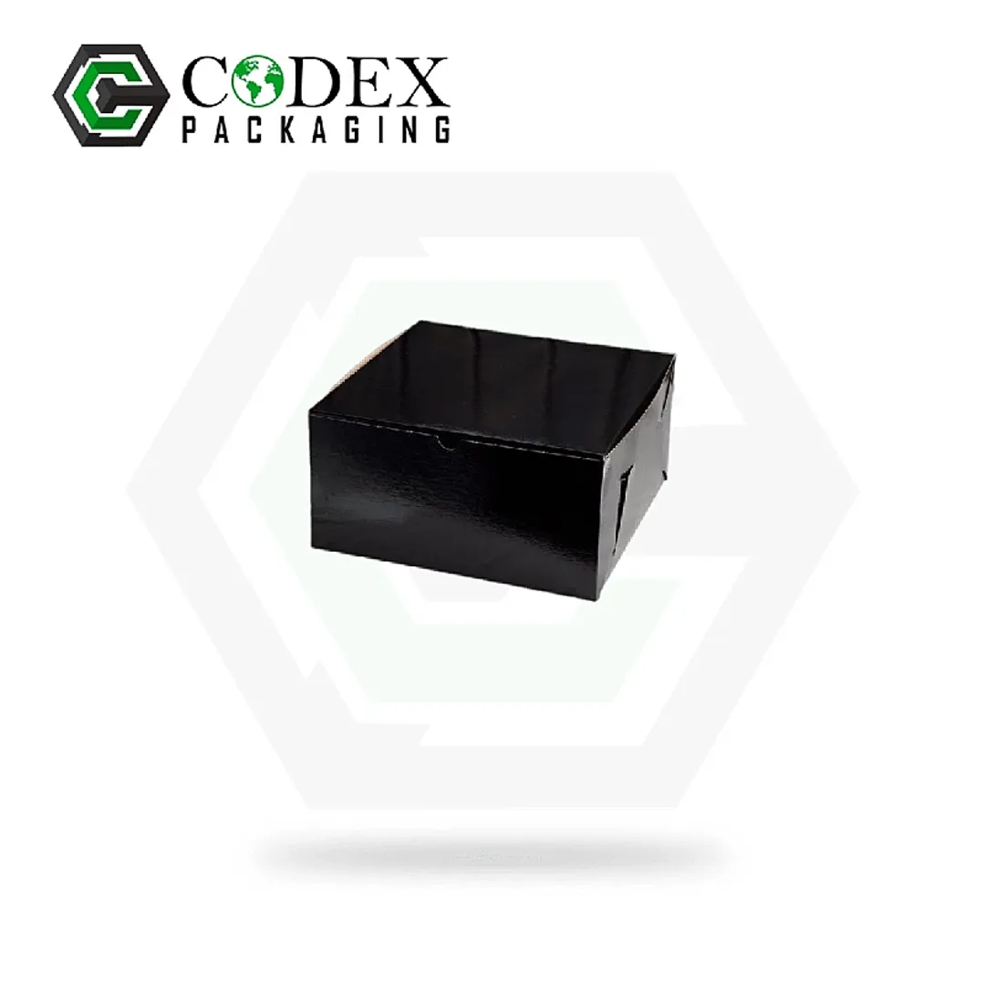Black Bakery Boxes