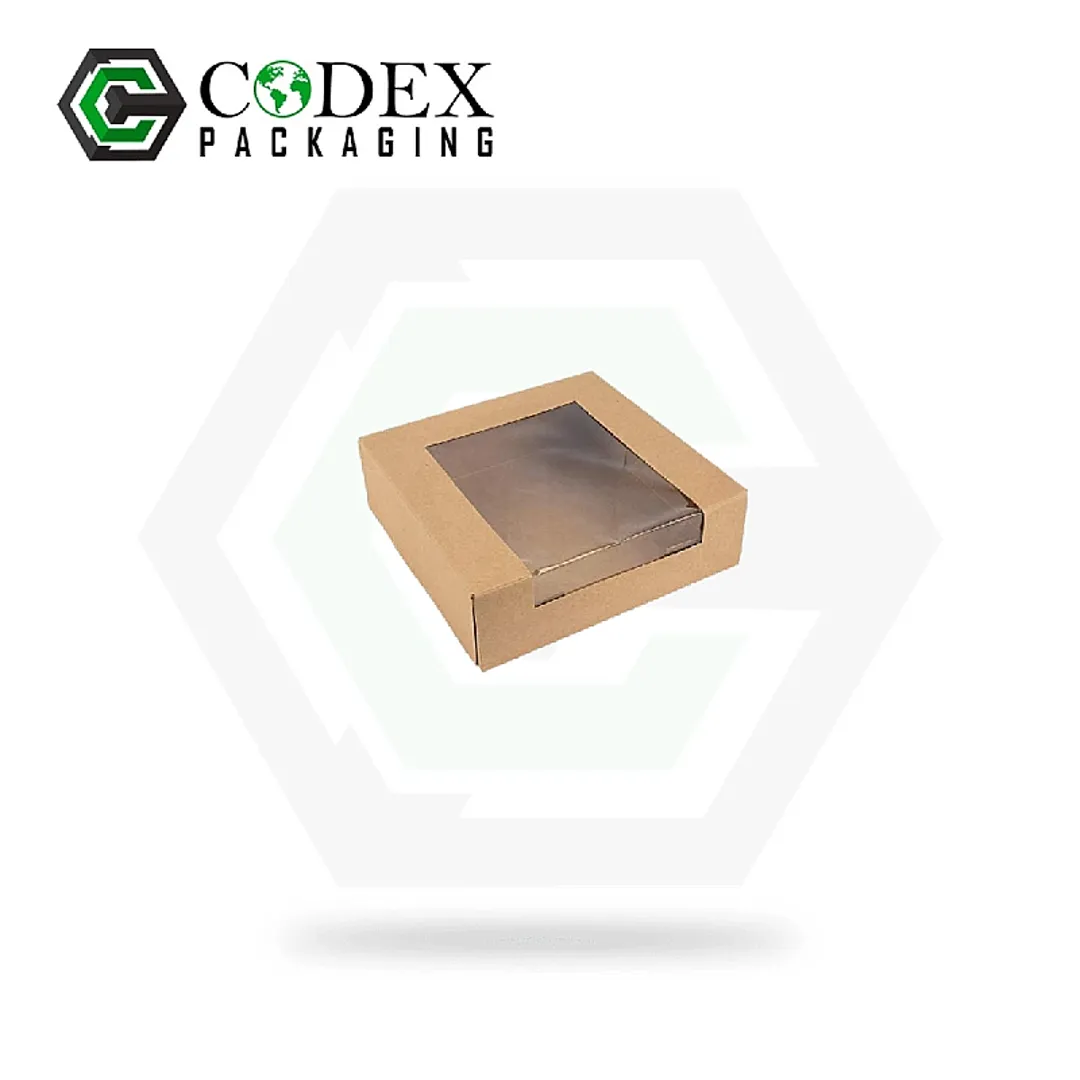 Brown Bakery Boxes with Window