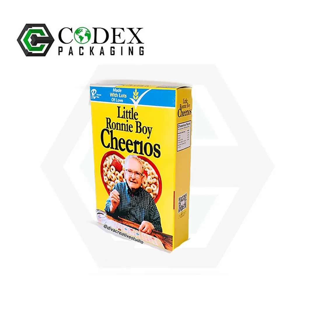 Custom Boxboard Cereal Boxes
