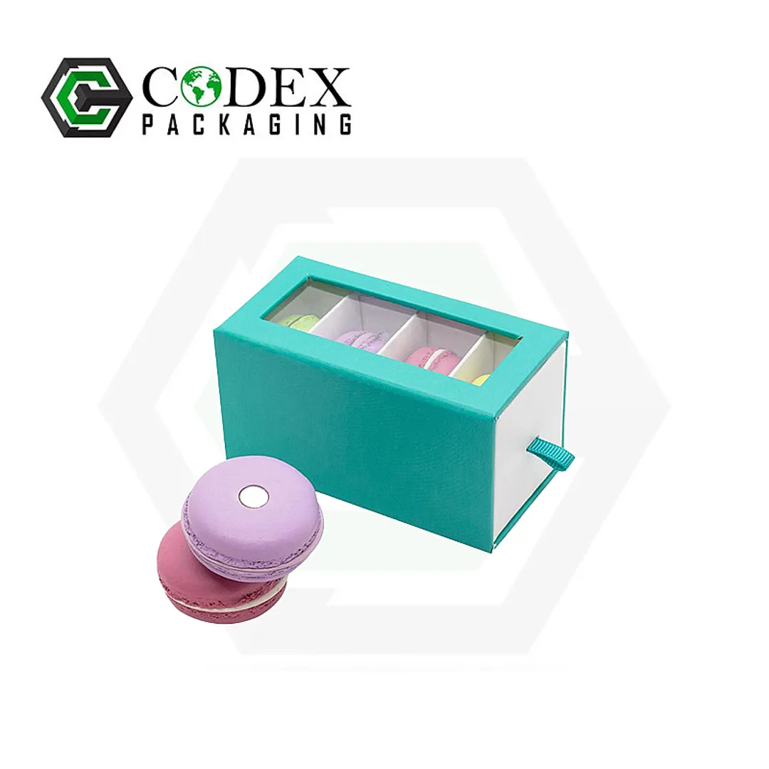 Custom Lid And- Tray Macaron Boxes