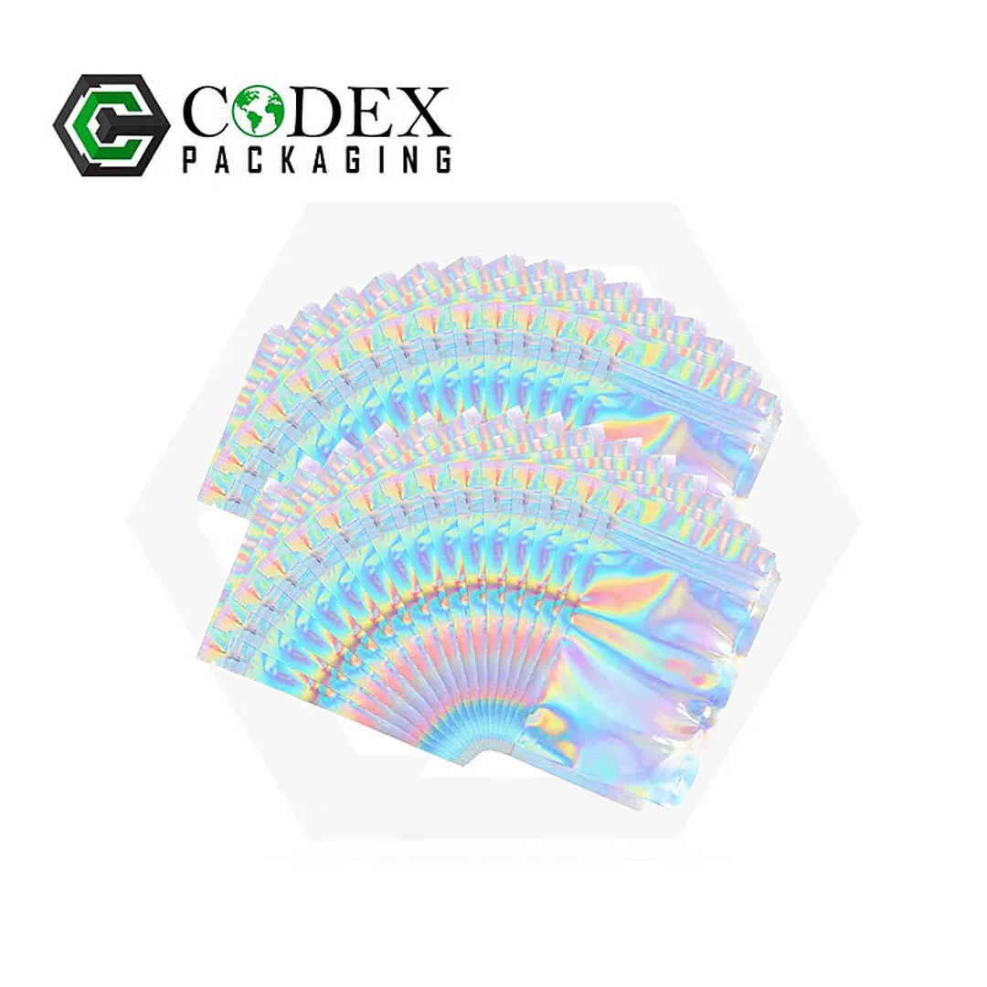 Holographic Mylar Bag For Food