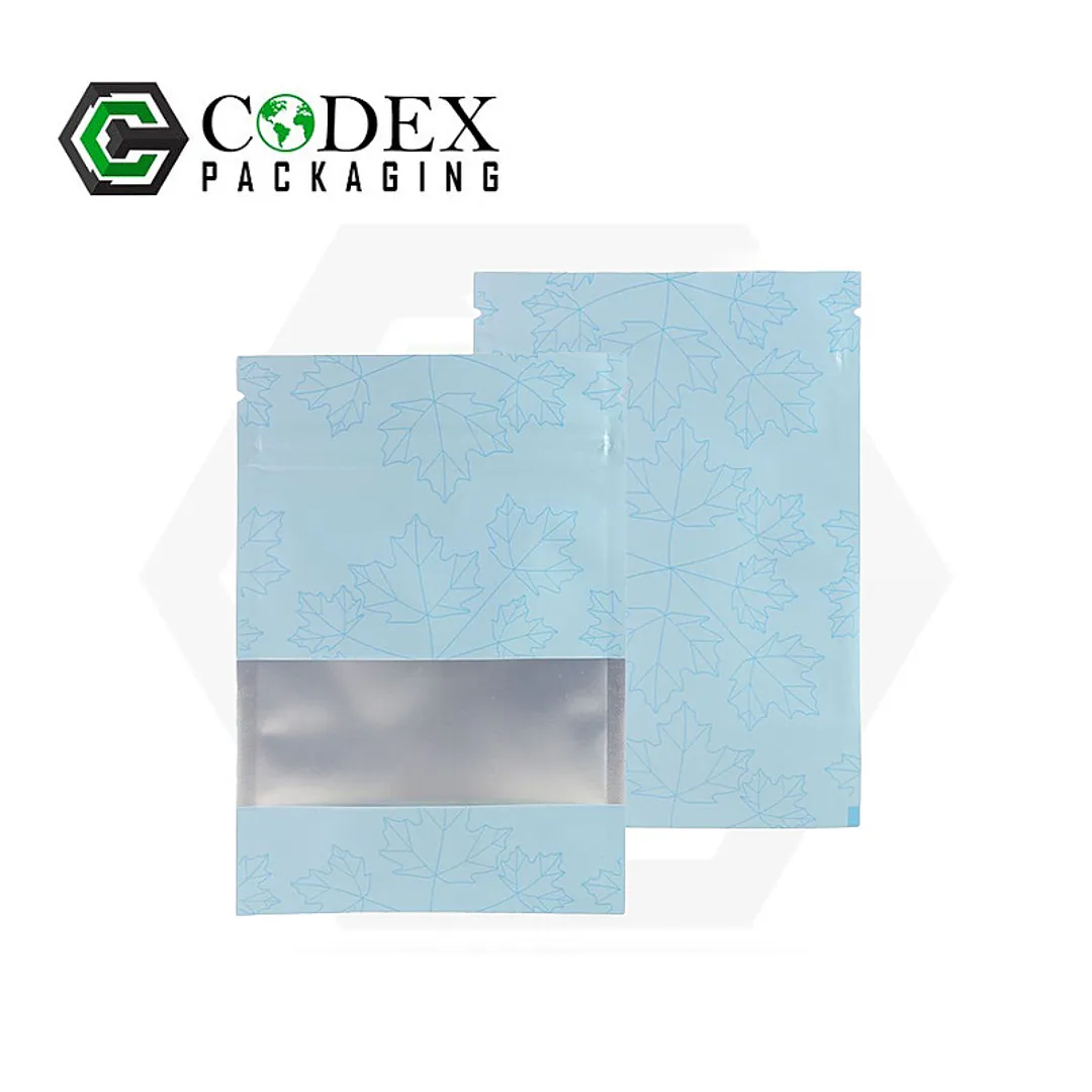 Smell Proof Mylar Bags with PVC Window