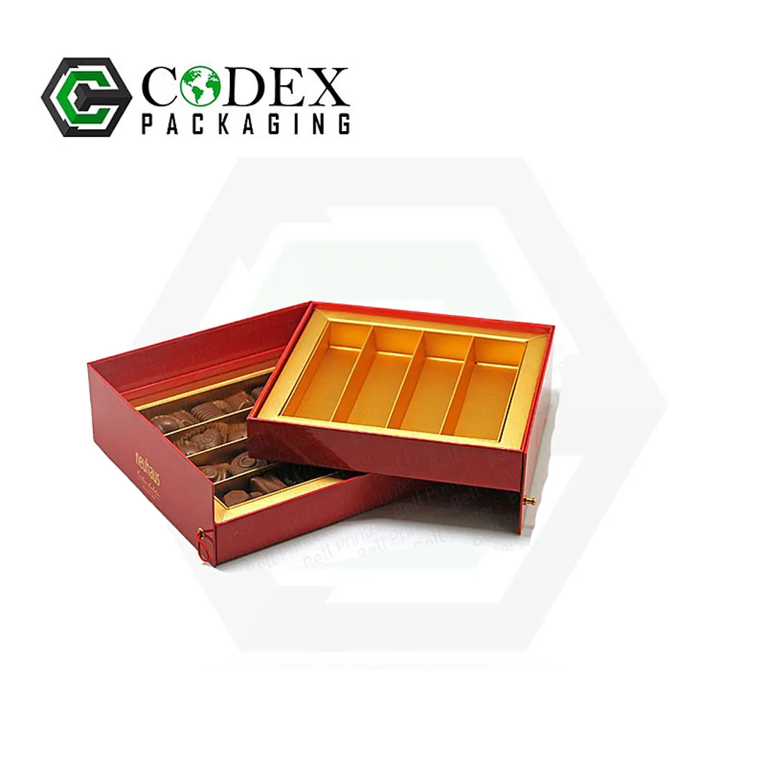 Custom Gold Foil Chocolate Boxes