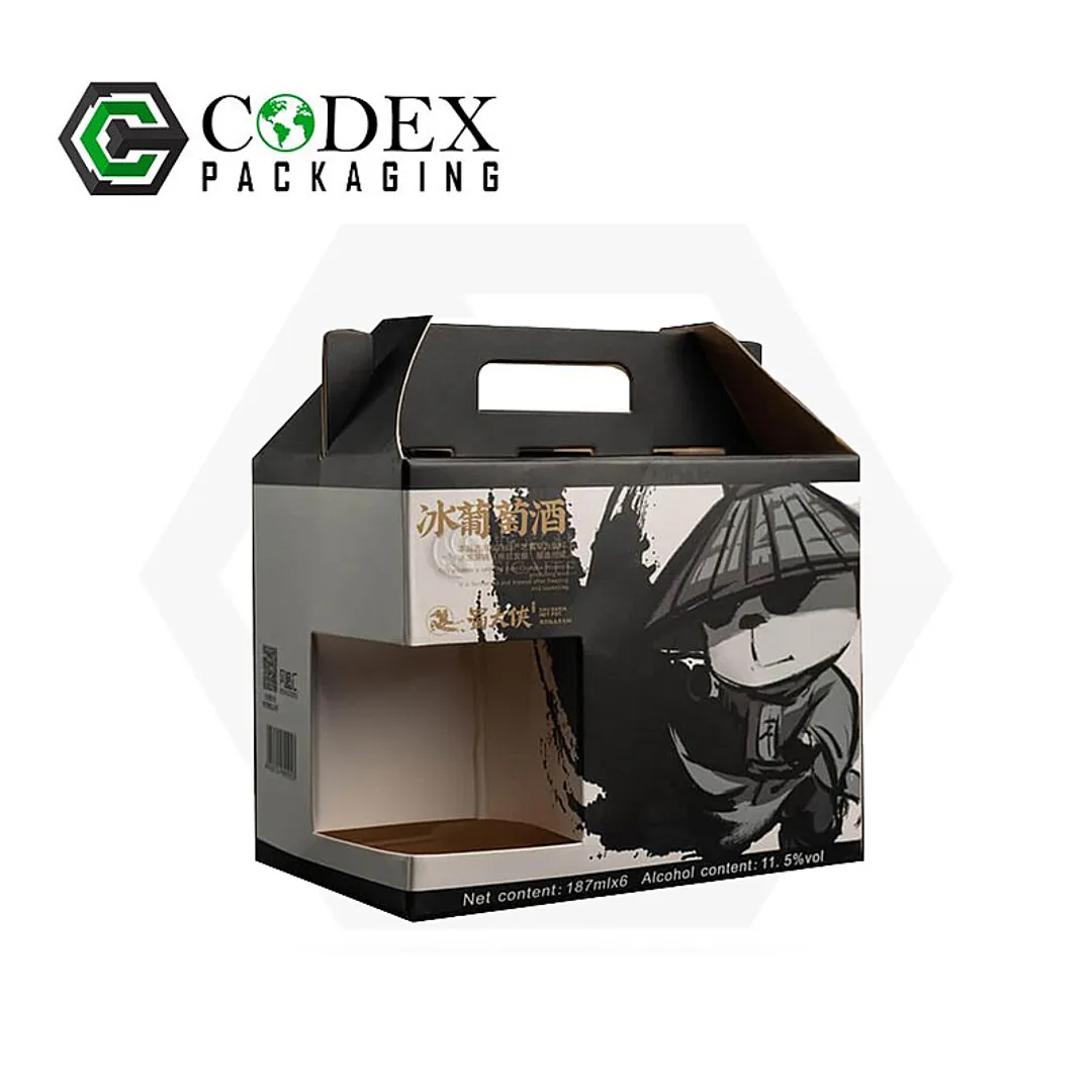 Custom Design Beverages Corrugated Boxes