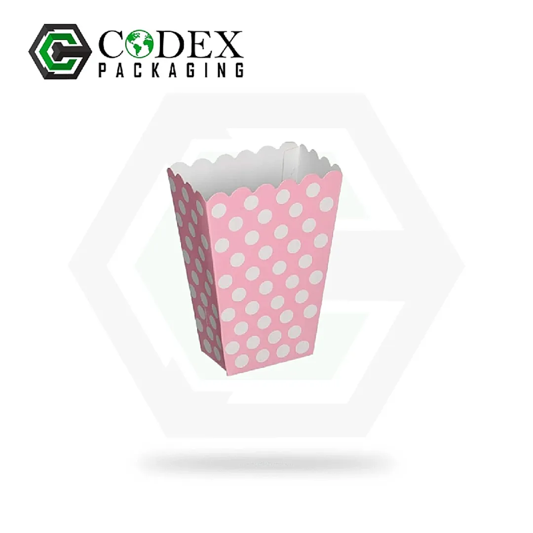 Custom Printed Matte Finish Popcorn Boxes
