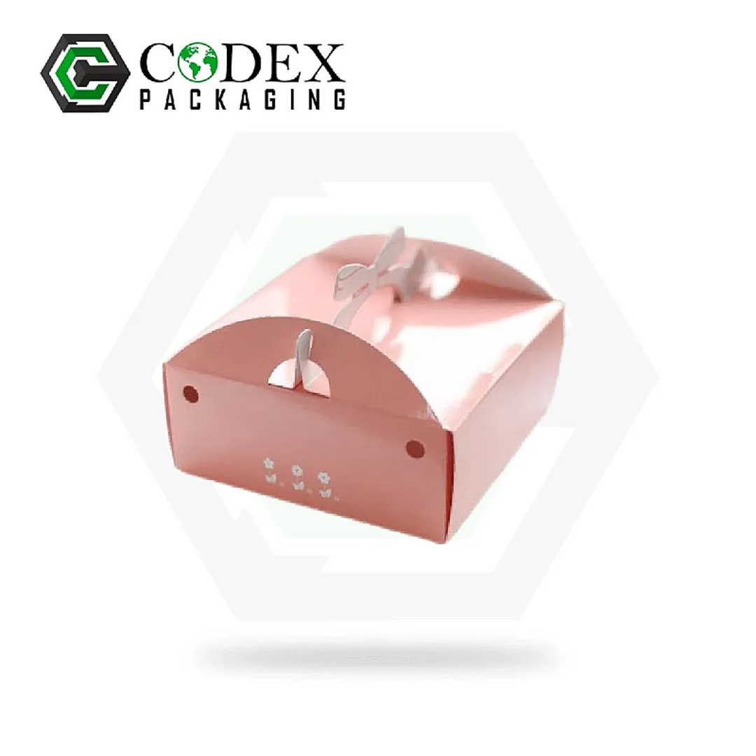 Custom Cake Box with PVC Window