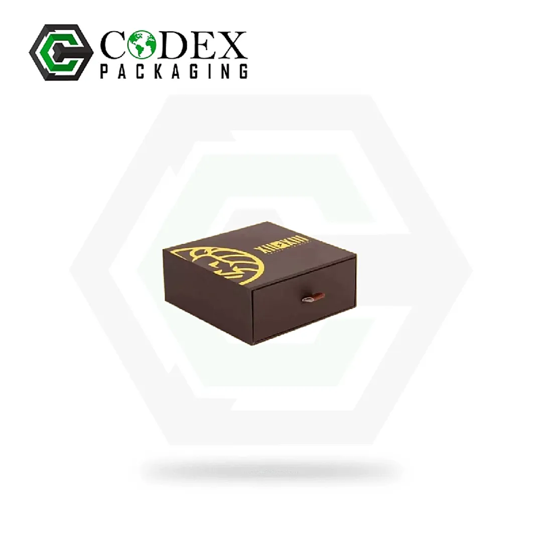 Custom Gold Foiled Drawer Boxes