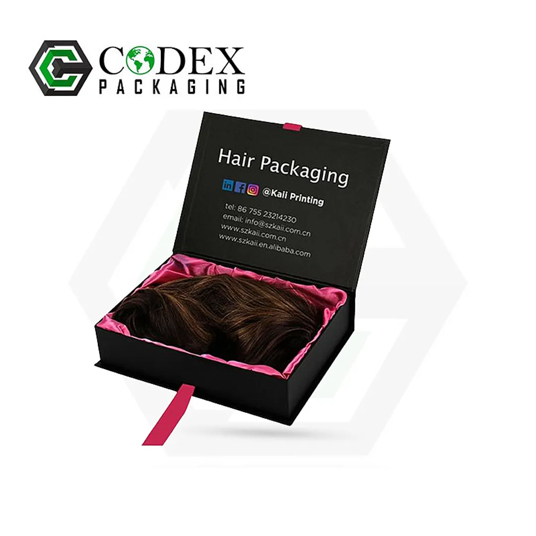 Custom Hair Extension Boxes with Window