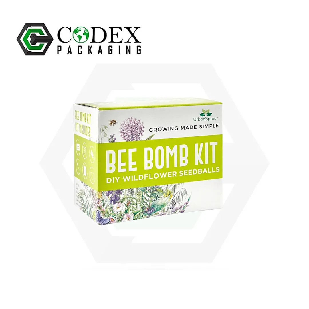 Custom Wildflower Seeds Boxes