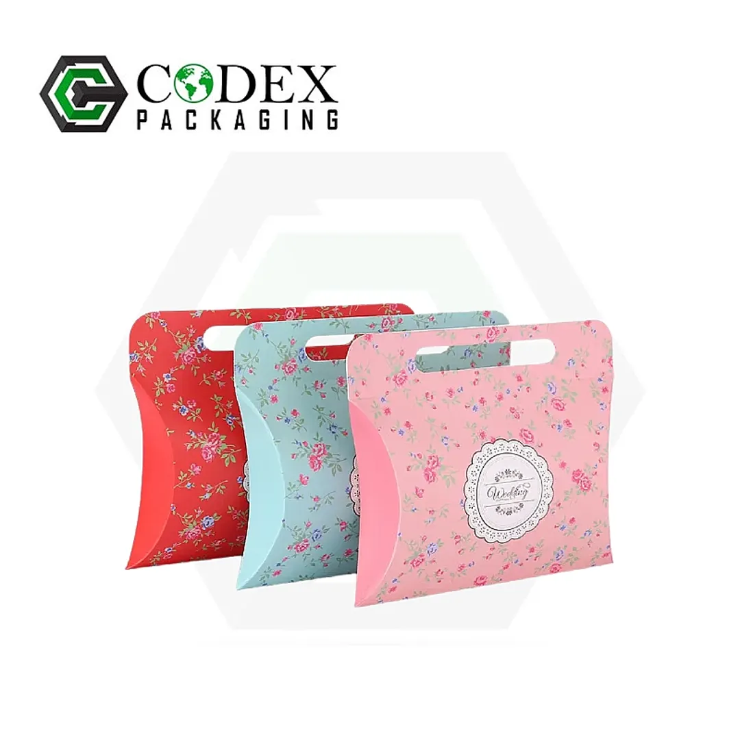 Custom Pillow Boxes with Handle