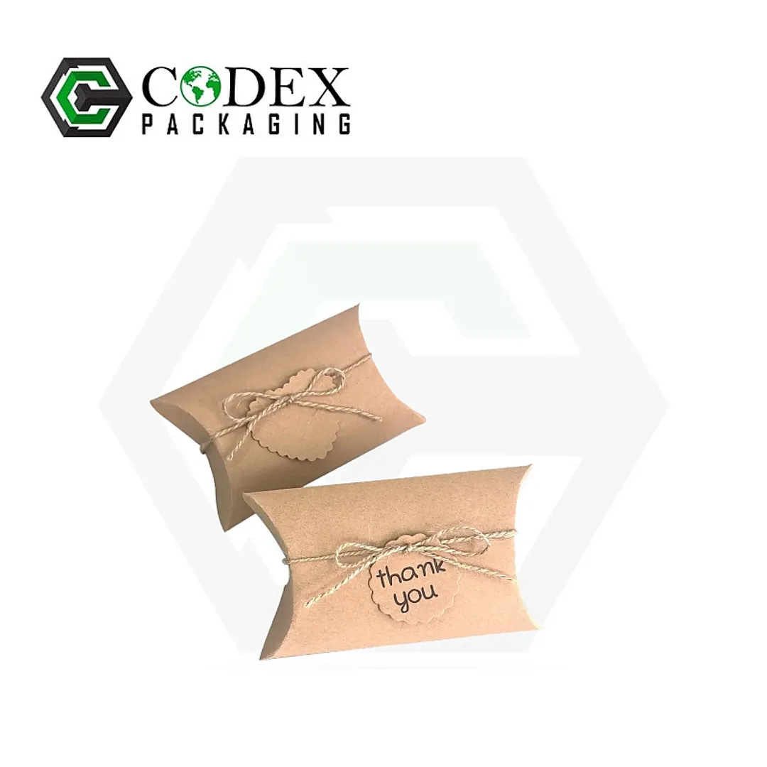 Custom Kraft Pillow Boxes
