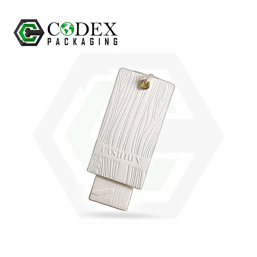 Custom Embossed Debossed Hangtags