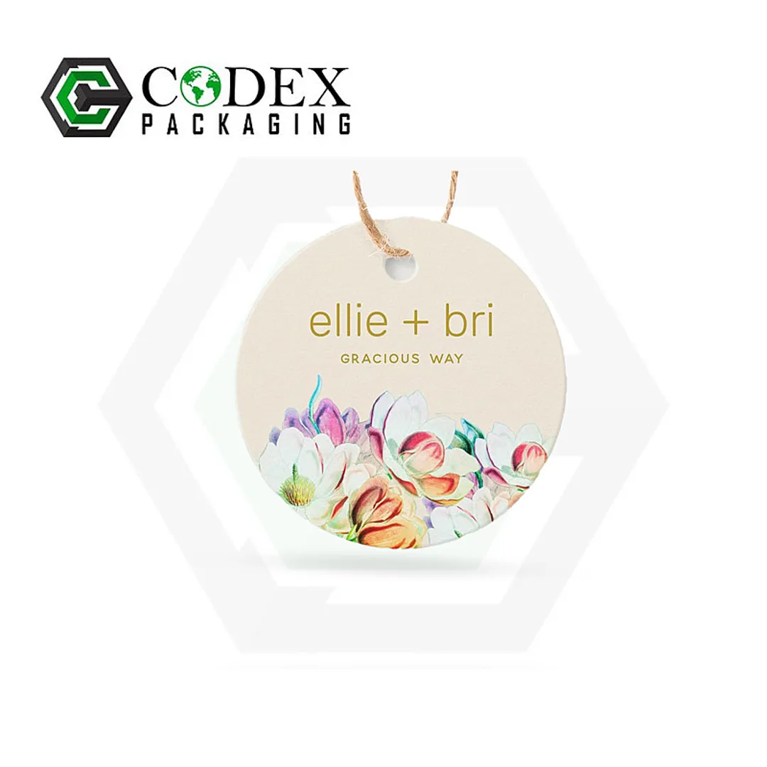 Custom Round Shaped Hangtags