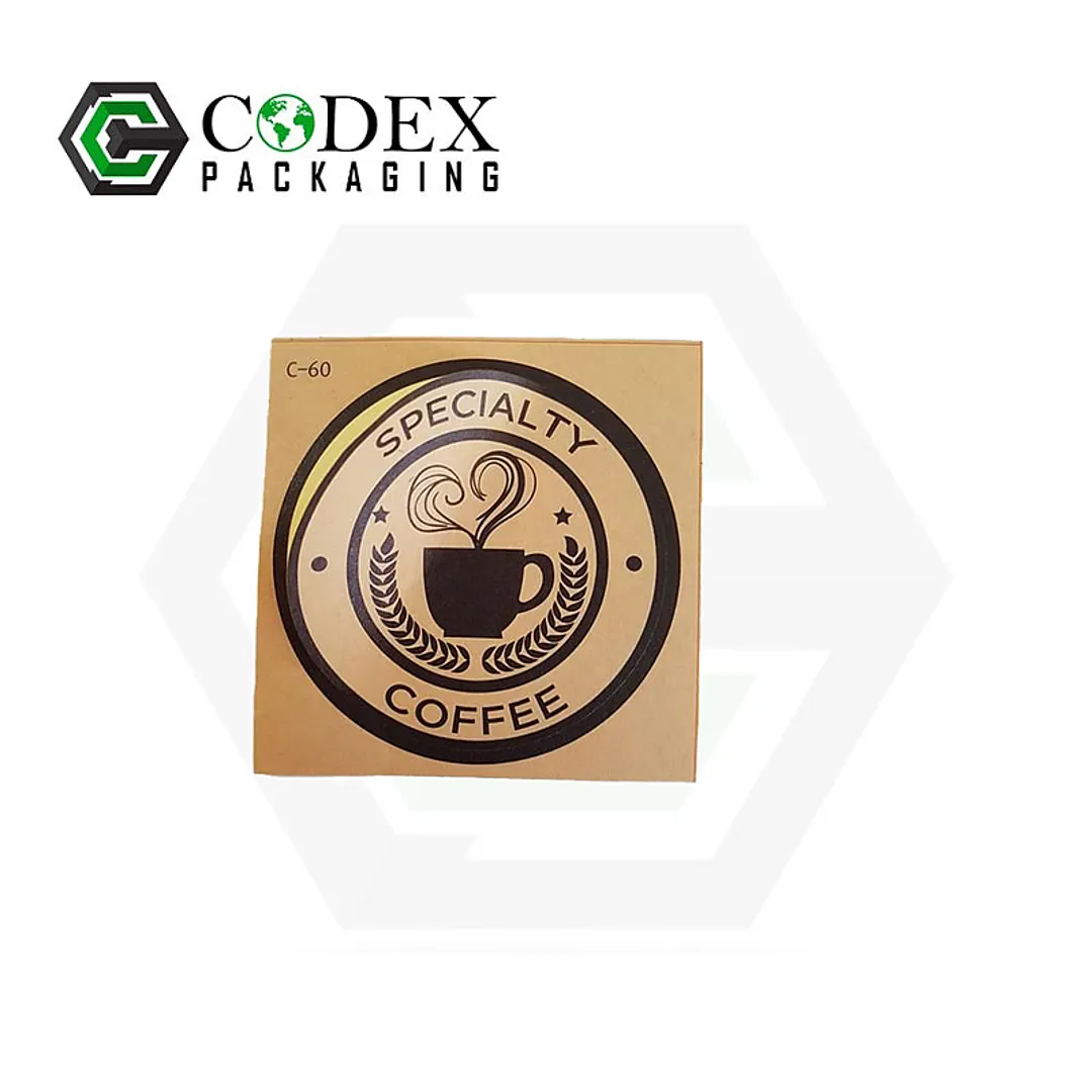 Custom Kraft Stickers