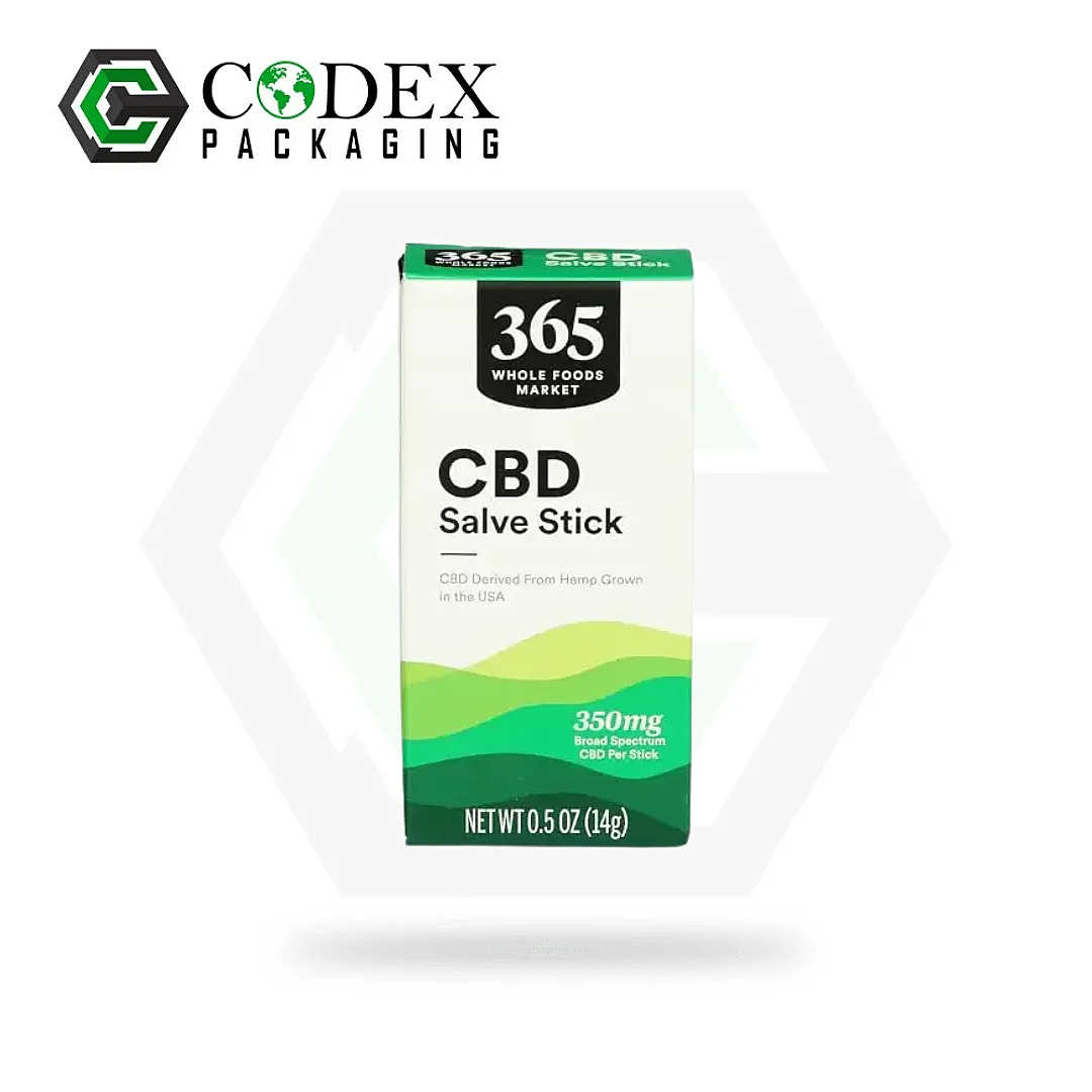 Custom CBD Salve Stick Boxes