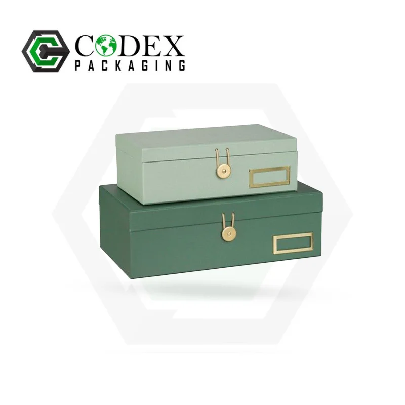 Custom Storage carton Boxes with handle