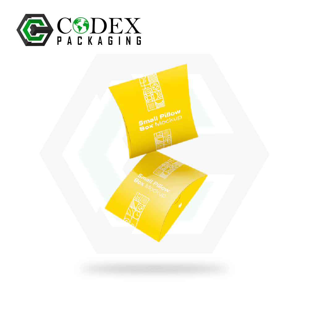 Custom Pillow Boxes with Foiling